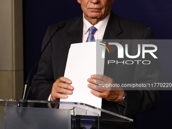 High Representative of the Union for Foreign Affairs and Security Policy Josep Borrell during the press conference in Warsaw, Poland on Nove...