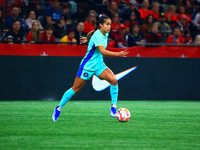 M. Fowler #11 carries the ball during the International Friendly Match between Canada and Australia in Vancouver, Canada, on December 5, 202...