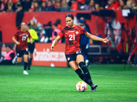 J. Rose #21 carries the ball during the International Friendly Match between Canada and Australia at BC Place in Vancouver, Canada, on Decem...