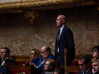 Rene Lioret, deputy of the Rassemblement National, is at the Assemblee Nationale in Paris, France, on November 12, 2024. (