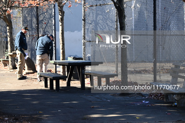 A 21-year-old man is fatally stabbed at Steuben Park in Brooklyn, New York, United States, on November 12, 2024. At approximately 8:45 a.m....