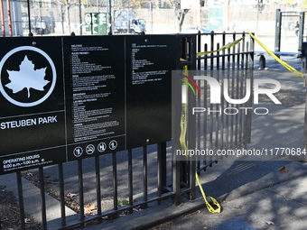 A 21-year-old man is fatally stabbed at Steuben Park in Brooklyn, New York, United States, on November 12, 2024. At approximately 8:45 a.m....