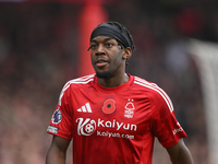 Anthony Elanga of Nottingham Forest participates in the Premier League match between Nottingham Forest and Newcastle United at the City Grou...