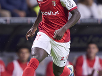 Roger Fernandes of SC Braga is in action during the Liga Portugal Betclic match between SC Braga and Sporting CP at Estadio Municipal de Bra...