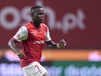 Armindo Tue Na Bangna 'Bruma' of SC Braga looks on during the Liga Portugal Betclic match between SC Braga and Sporting CP at Estadio Munici...