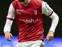 Gabri Martinez of SC Braga looks on during the Liga Portugal Betclic match between SC Braga and Sporting CP at Estadio Municipal de Braga in...