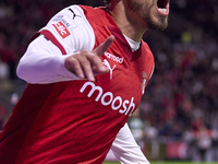 Ricardo Horta of SC Braga celebrates after scoring his team's first goal during the Liga Portugal Betclic match between SC Braga and Sportin...