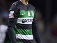 Francisco Trincao of Sporting CP looks on during the Liga Portugal Betclic match between SC Braga and Sporting CP at Estadio Municipal de Br...