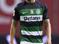 Hidemasa Morita of Sporting CP looks on during the Liga Portugal Betclic match between SC Braga and Sporting CP at Estadio Municipal de Brag...