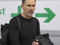 Manchester City W.F.C. manager Gareth Taylor arrives at the Joie Stadium during the UEFA Champions League Group D match between Manchester C...