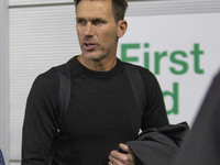 Manchester City W.F.C. manager Gareth Taylor arrives at the Joie Stadium during the UEFA Champions League Group D match between Manchester C...