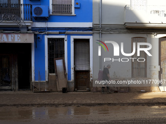 Scenes of devastation in the streets of Benetusser after the passing of the flood, army, firefighters, police and volunteers help to normali...