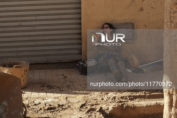 Scenes of devastation in the streets of Benetusser after the passing of the flood, army, firefighters, police and volunteers help to normali...