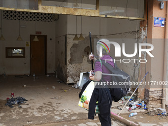 Scenes of devastation in the streets of Benetusser after the passing of the flood, army, firefighters, police and volunteers help to normali...