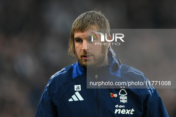 Nottingham Forest physio, Jon Alty, is present during the Premier League match between Nottingham Forest and Newcastle United at the City Gr...