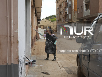 Scenes of devastation in the streets of Benetusser after the passing of the flood, army, firefighters, police and volunteers help to normali...