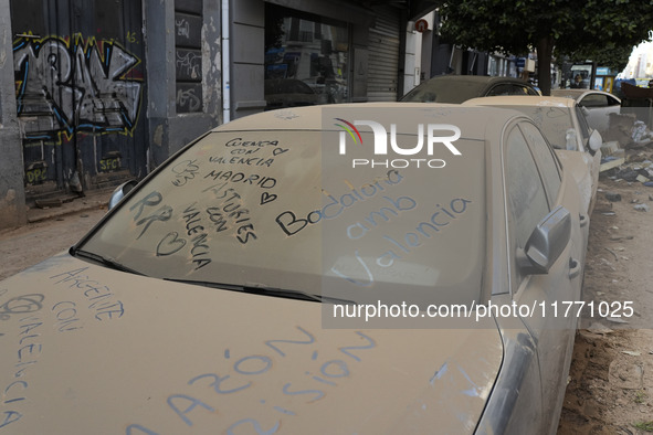 Scenes of devastation in the streets of Benetusser after the passing of the flood, army, firefighters, police and volunteers help to normali...