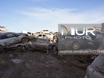 Scenes of devastation in the streets of Benetusser after the passing of the flood, army, firefighters, police and volunteers help to normali...