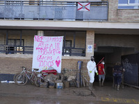 Scenes of devastation in the streets of Benetusser after the passing of the flood, army, firefighters, police and volunteers help to normali...