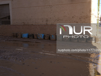 Scenes of devastation in the streets of Benetusser after the passing of the flood, army, firefighters, police and volunteers help to normali...