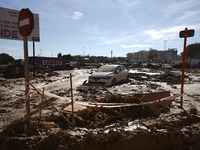 Scenes of devastation in the streets of Benetusser after the passing of the flood, army, firefighters, police and volunteers help to normali...