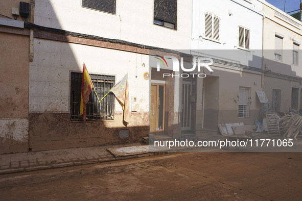 Scenes of devastation in the streets of Benetusser after the passing of the flood, army, firefighters, police and volunteers help to normali...