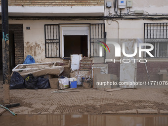 Scenes of devastation in the streets of Benetusser after the passing of the flood, army, firefighters, police and volunteers help to normali...