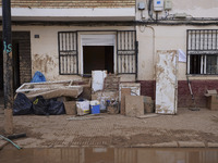 Scenes of devastation in the streets of Benetusser after the passing of the flood, army, firefighters, police and volunteers help to normali...