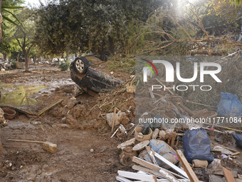 Scenes of devastation in the streets of Benetusser after the passing of the flood, army, firefighters, police and volunteers help to normali...