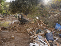 Scenes of devastation in the streets of Benetusser after the passing of the flood, army, firefighters, police and volunteers help to normali...