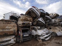 Scenes of devastation in the streets of Benetusser after the passing of the flood, army, firefighters, police and volunteers help to normali...