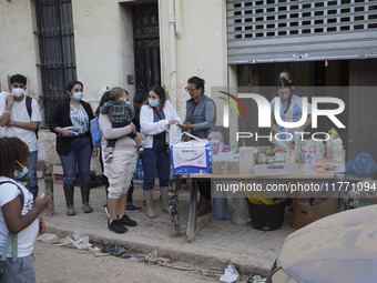 Scenes of devastation in the streets of Benetusser after the passing of the flood, army, firefighters, police and volunteers help to normali...