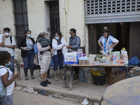 Scenes of devastation in the streets of Benetusser after the passing of the flood, army, firefighters, police and volunteers help to normali...