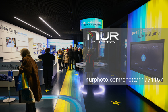 Europa Experience multimedia exhibition in Berlin, Germany on November 9th, 2024. 