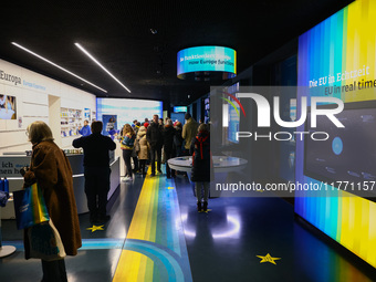 Europa Experience multimedia exhibition in Berlin, Germany on November 9th, 2024. (