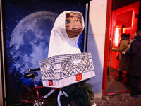 E.T.  figure in front of Madame Tussauds museum in Berlin, Germany on November 9th, 2024. (