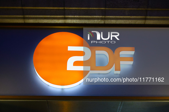 ZDF logo in Berlin, Germany on November 9th, 2024. 