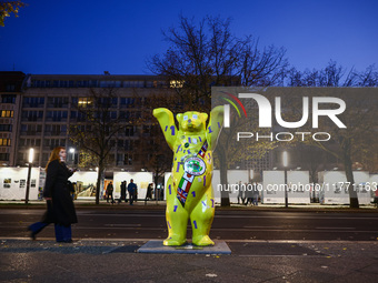  Berlin Buddy Bear on a street in Berlin, Germany on November 9th, 2024. (