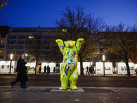  Berlin Buddy Bear on a street in Berlin, Germany on November 9th, 2024. (