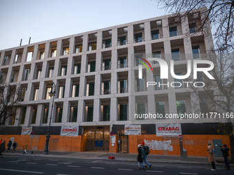 A new building of the Polish Embassy on Unter den Linden Street in Berlin, Germany on November 9th, 2024. (