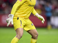 Matheus Lima Magalhaes of SC Braga is in action during the Liga Portugal Betclic match between SC Braga and Sporting CP at Estadio Municipal...