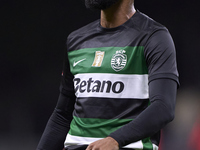 Jeremiah St. Juste of Sporting CP celebrates victory after the Liga Portugal Betclic match between SC Braga and Sporting CP at Estadio Munic...