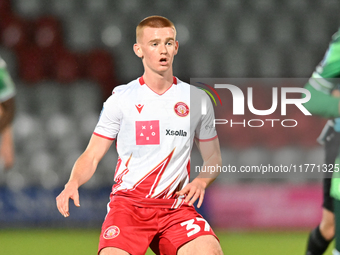 Laurie Walker looks on during the EFL Trophy match between Stevenage and Gillingham at the Lamex Stadium in Stevenage, England, on November...