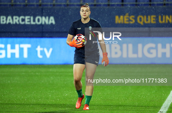 Carina Schluter plays during the match between FC Barcelona Women and SKN St. Poelten Women, corresponding to week 3 of Group D of the Women...