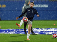 Maria Mikolajova plays during the match between FC Barcelona Women and SKN St. Poelten Women, corresponding to week 3 of Group D of the Wome...