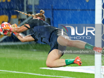 Carina Schluter plays during the match between FC Barcelona Women and SKN St. Poelten Women, corresponding to week 3 of Group D of the Women...