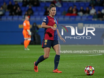 Marta Torrejon plays during the match between FC Barcelona Women and SKN St. Poelten Women, corresponding to week 3 of Group D of the Women'...