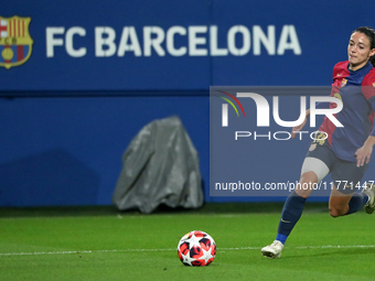 Aitana Bonmati plays during the match between FC Barcelona Women and SKN St. Poelten Women, corresponding to week 3 of Group D of the Women'...