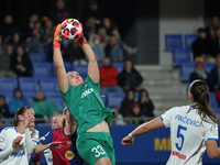 Carina Schluter plays during the match between FC Barcelona Women and SKN St. Poelten Women, corresponding to week 3 of Group D of the Women...