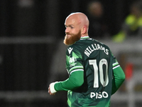 Jonny Williams (10 Gillingham) looks on during the EFL Trophy match between Stevenage and Gillingham at the Lamex Stadium in Stevenage, Engl...